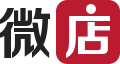 The official Weidian wordmark: one character in black beside a second character in white on a red rounded square