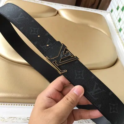 Belts in the catalogue: Louis Vuitton Monogram Belt with Gold-Tone LV Buckle