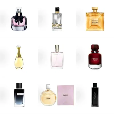 Perfume in the catalogue: Luxury Perfume Collection Featuring Chanel, Yves Saint Laurent, Lancôme, and Givenchy